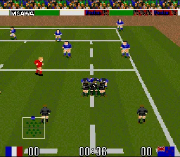 World Class Rugby (Japan) screen shot game playing